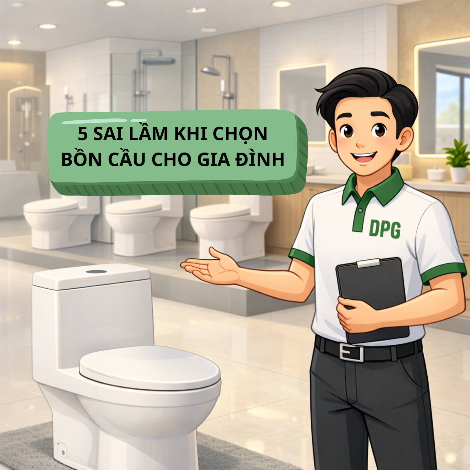 Cách chọn bồn cầu cho gia đình: 5 sai lầm phổ biến cần tránh